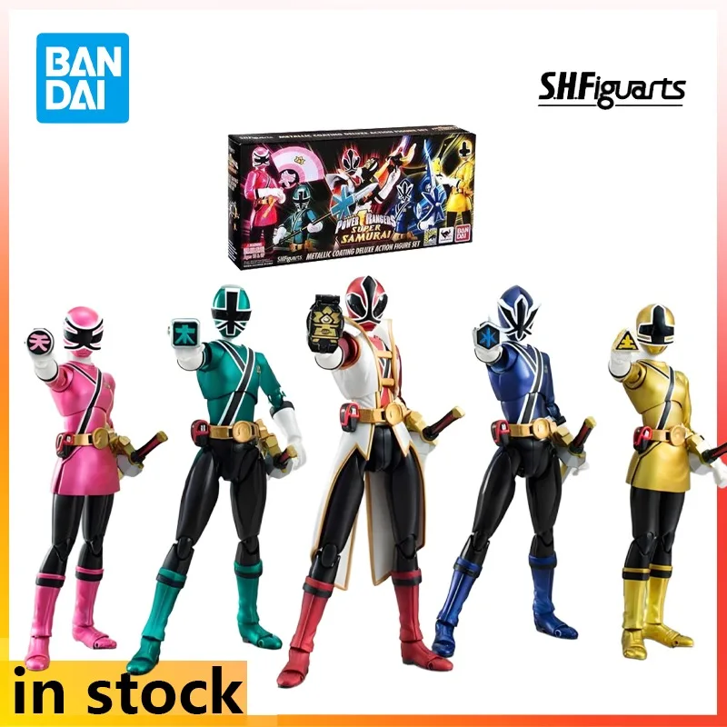 

Bandai Original S.H.Figuarts Finished Movable Doll Series Super Warrior Team Anime Action Figure Model Toys Model Gifts for Boys