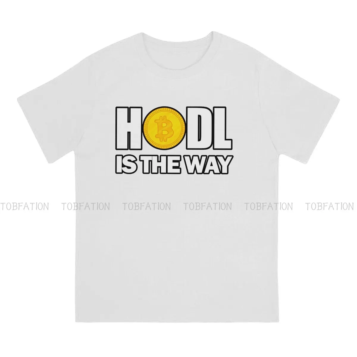 HODL Newest Polyester TShirts The Evolution Of Money Bitcoin Btc Male Style Tops T Shirt O Neck