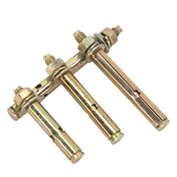 5/10pcs M8 M10 Heavy Duty Expansion Bolt Anchor Yellow Zinc Plated Fix Bolts M10*50*60*70*80mm Sleeve Anchor for Concrete