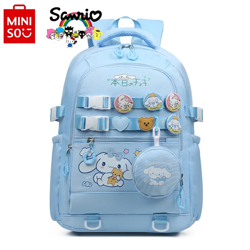 Sanrio-mochila de viaje de alta calidad para mujer, morral pequeño y fresco de gran capacidad con dibujos animados, ideal para estudiantes