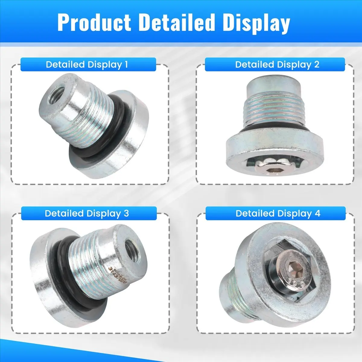 #44G Transmission Drain Plug Transmission Drain Screws for Volvo,Drain Screws For Volvo S90 ,(ABS+Metal)