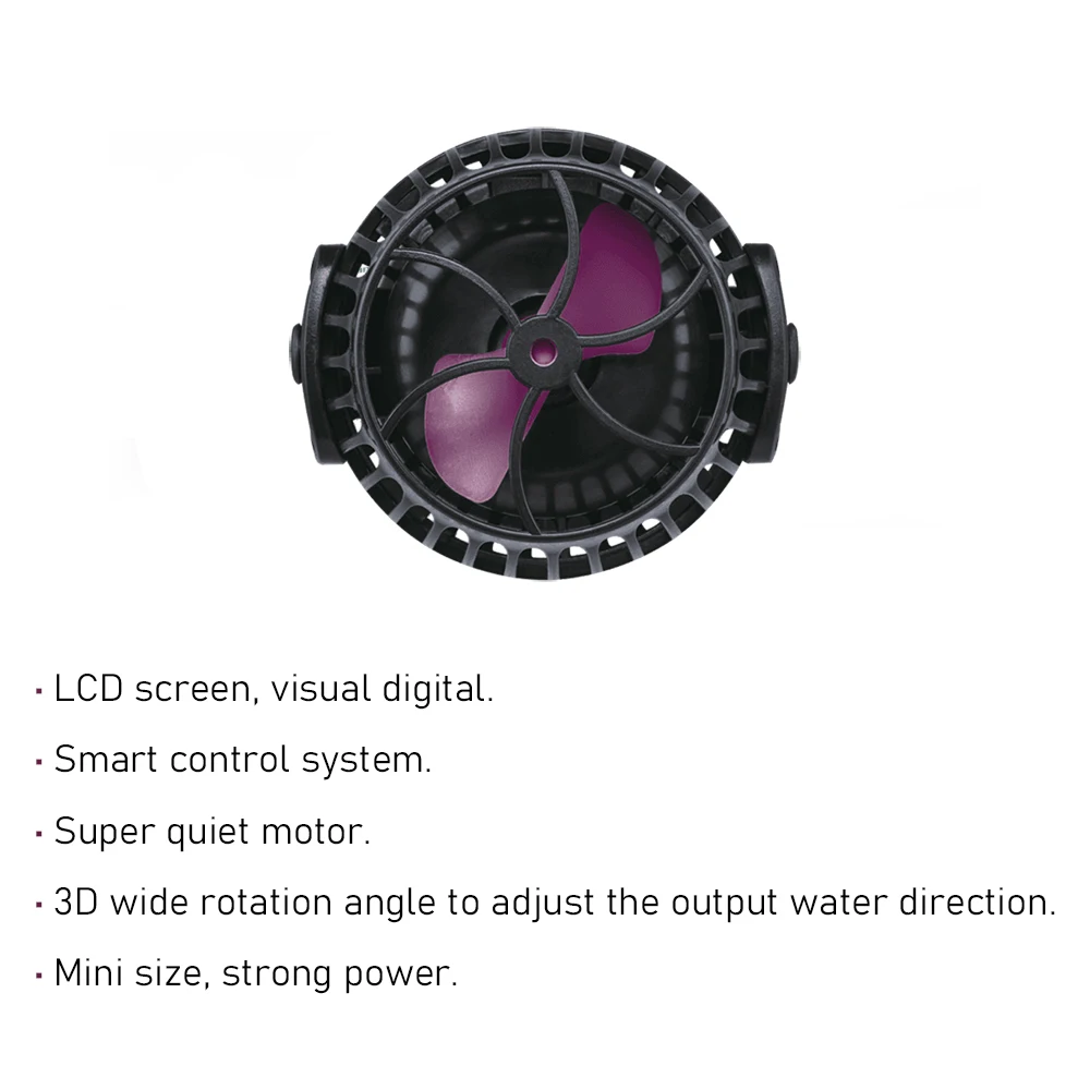 Jebao/Jecod MOW Series Smart WiFi Aquarium Water Wavemaker Pump for Saltwater and Freshwater Fish Tank