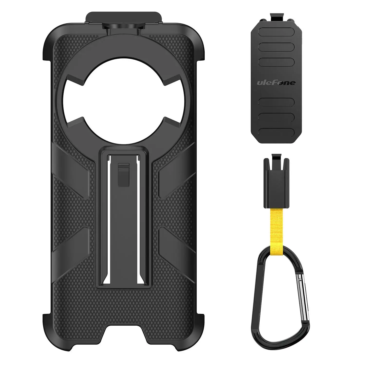 For Ulefone RugKing Ulefone Armor Back Clip Phone Case with Carabiner