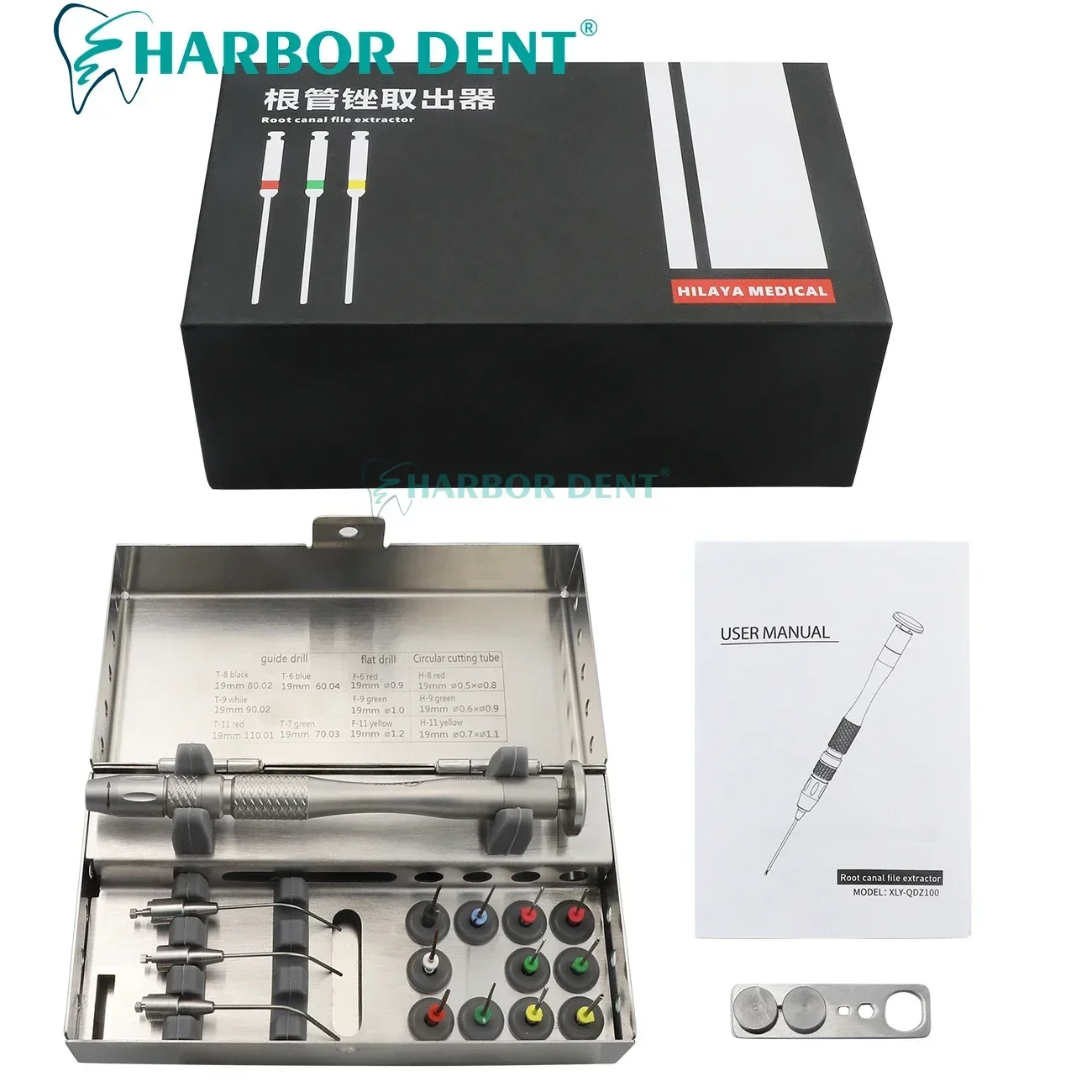 Dental Root Canal Extractor Endodontics Files Extractor Broken File Removal Kit Root Canal Treatment Broken File Dentistry Tools