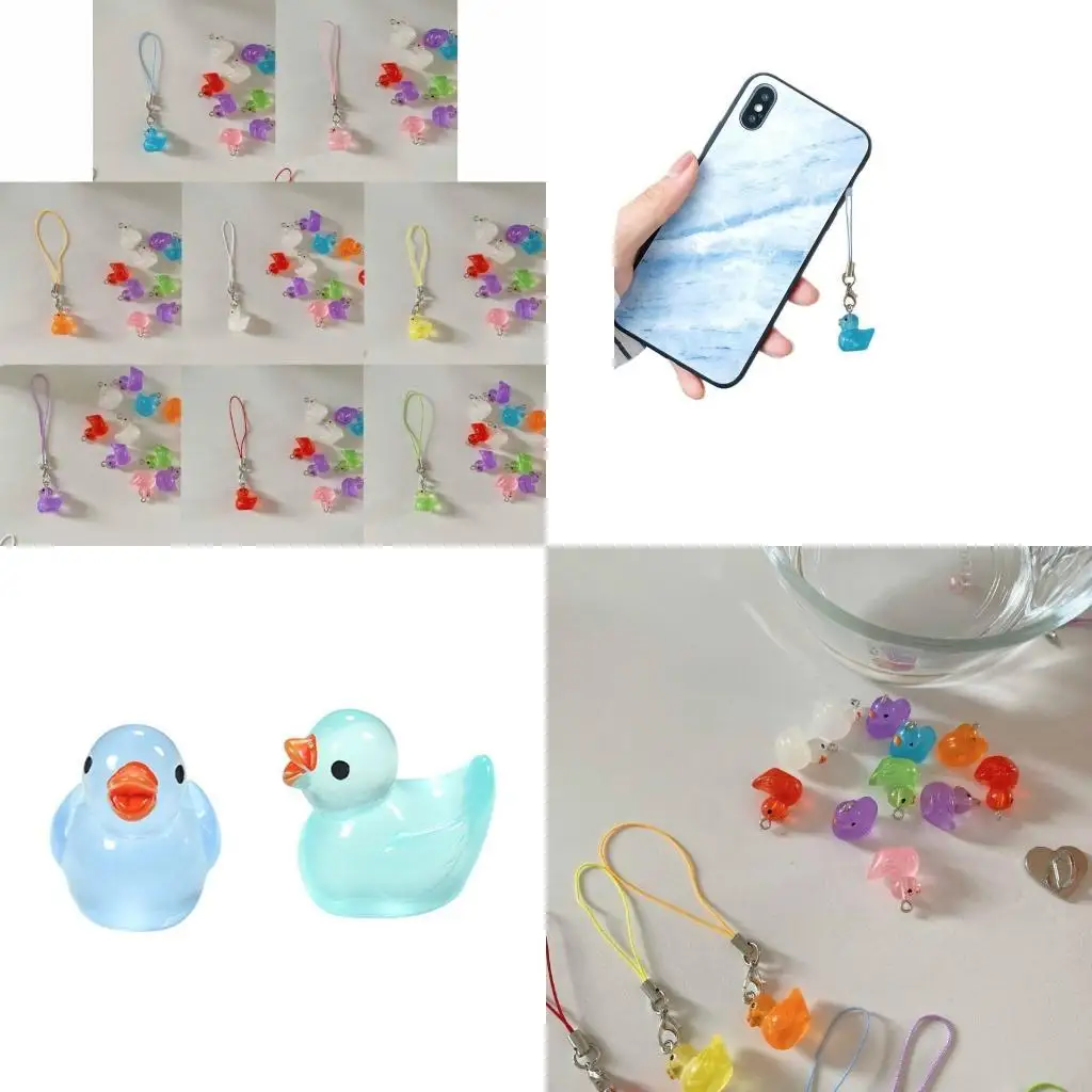   Luminous Duck Keyring Keychain Adorable Decoration Accessory for All Ages