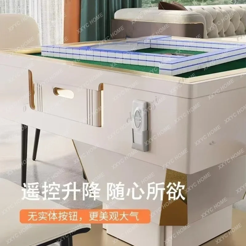 XXIntelligent Automatic Mahjong Table Dining Table Double-Use Electric Lifting