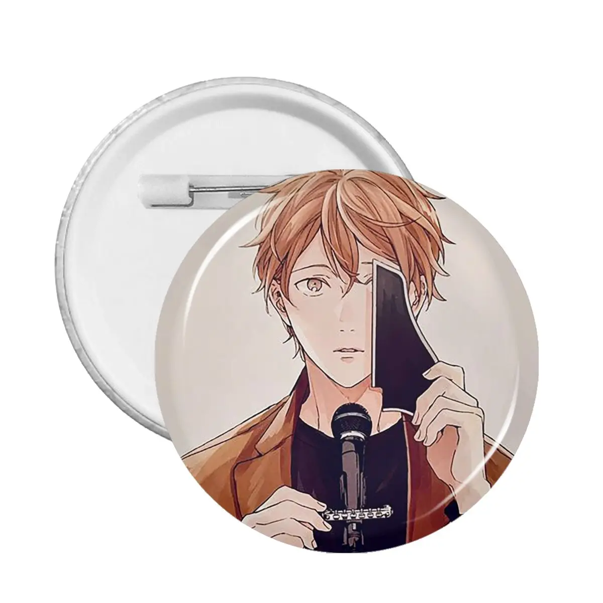 Аниме с мягкой кнопкой, милая булавка для лацкана, булавка уенояма рицука 58 мм, броши, украшение, подарок, булавка