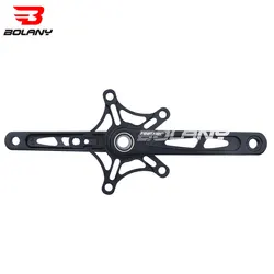 BOLANY Bike Crankset Folding Crank 170mm 130BCD Aluminum Alloy Crankset Bottom Bracket Ceramic Bearing CNC Bicycle Parts