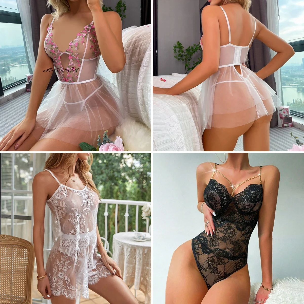 

Сексуальное женское черное нижнее белье с вырезами, кружевной комплект с бюстгальтером, эротические костюмы, платье Тедди для куклы, глубокий V-образный вырез, порно, нижнее белье, женское тело