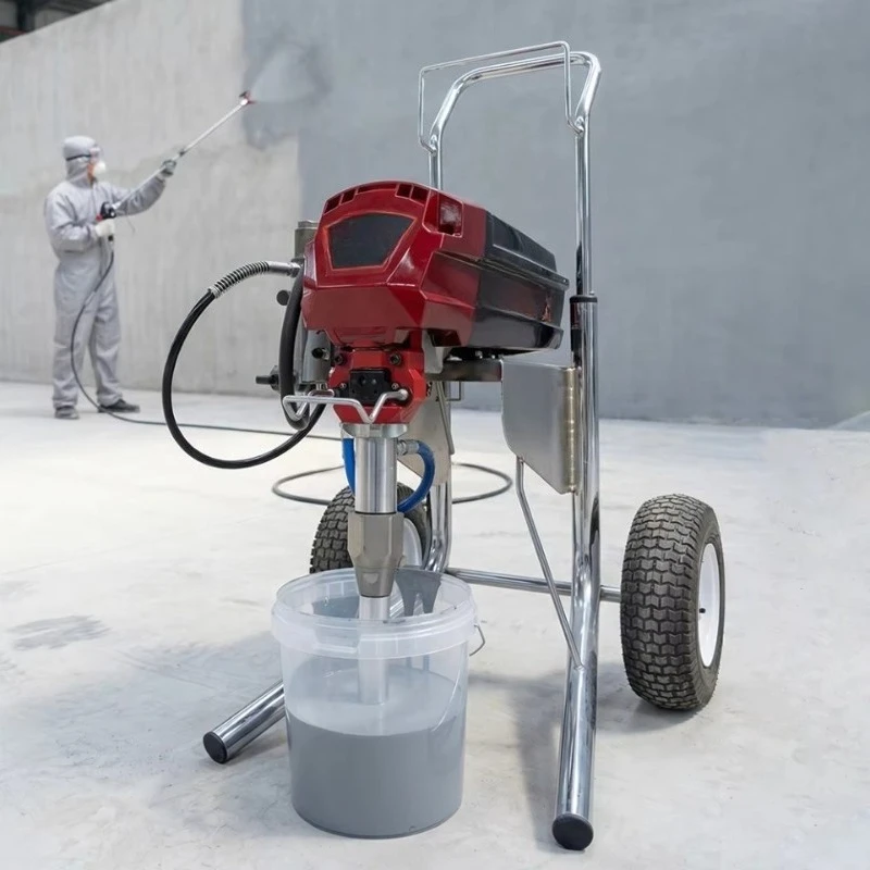 High Pressure Airless Paint Sprayer Putty Painting Powerful Spraying Wall Roof Painters Machines Home Decoration Engineering Use