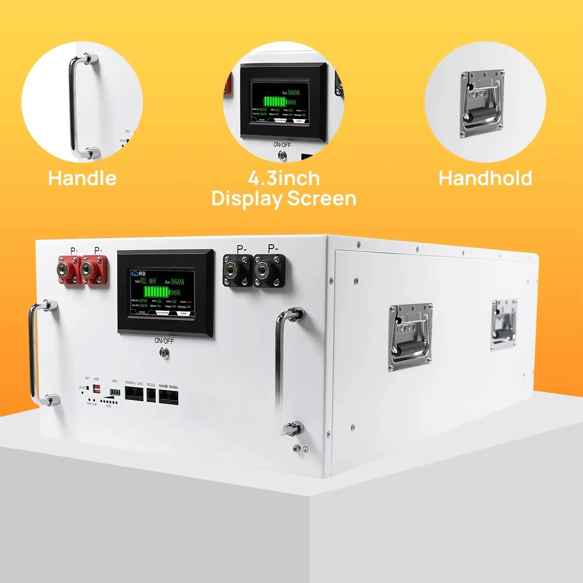 EU Poland Stock 51.2V 314AH 16kwh LifePO4 Battery DIY Box Kit Rack Mounted Case JK BMS 200A Grade A EV MB31 Cells Solar System