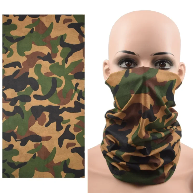 Outdoor Ice Silk Sun Protection Bib Spring and Summer Motorcycle Neck Cover Sports Magic Bandana Riding Mask Full Face