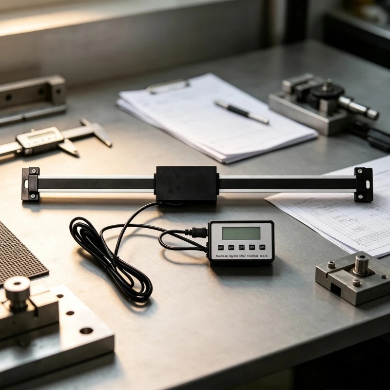 High Precision DRO Linear Scale Grating Sensor Magnetic Positioning for CNC Machine Tool Measurement
