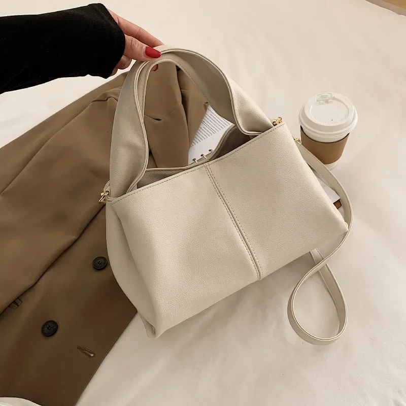 

Niche design bag 2024 new fashion simple single shoulder handbag female handbag Korean version of all the atmosphere bag