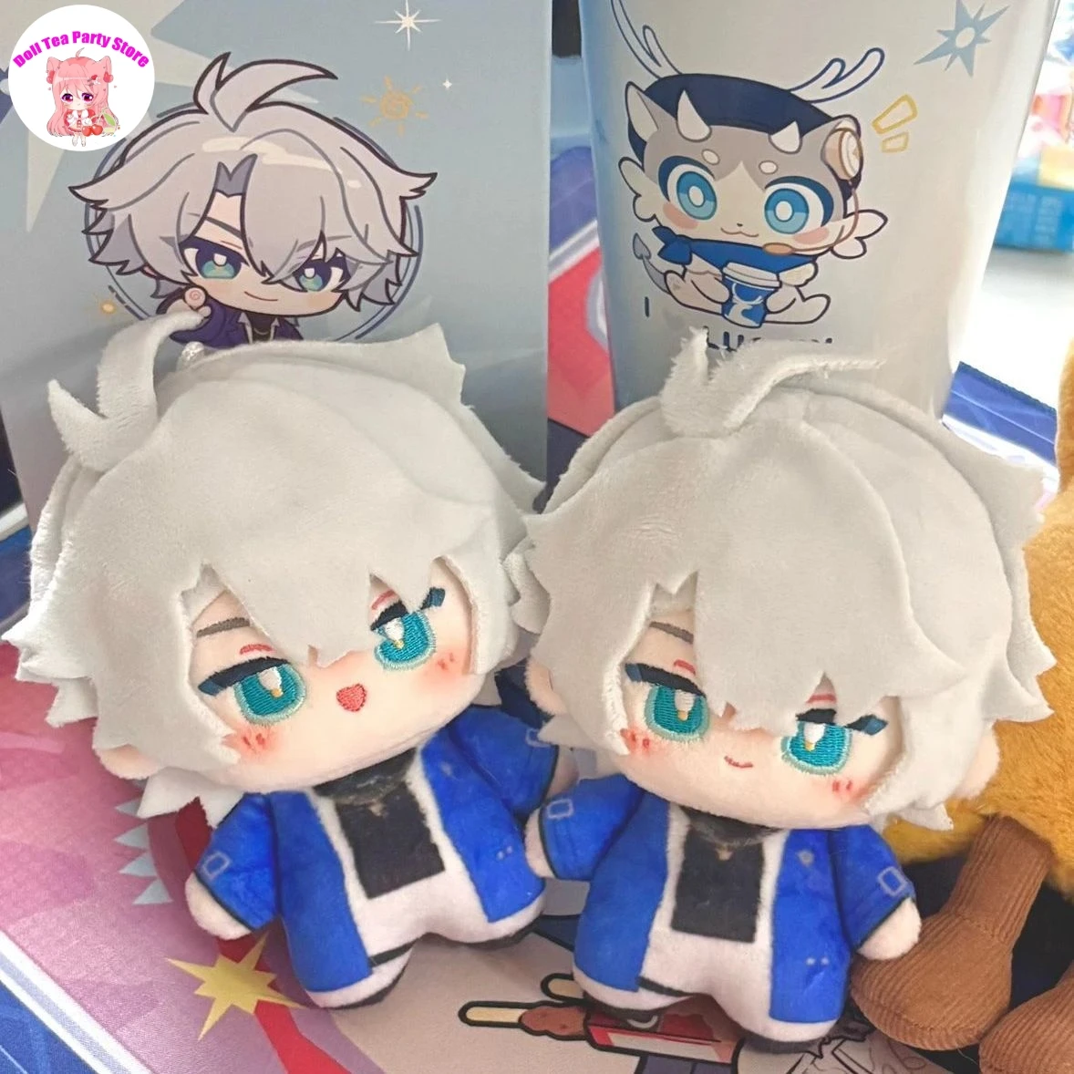 

Honkai: Star Rail Phainon Kawaii Print Плюшевая кукла Хлопковое тело 10 см Игровая фигурка Maumet Idol Мини-игрушки Подвеска Брелок Подарок фанатам