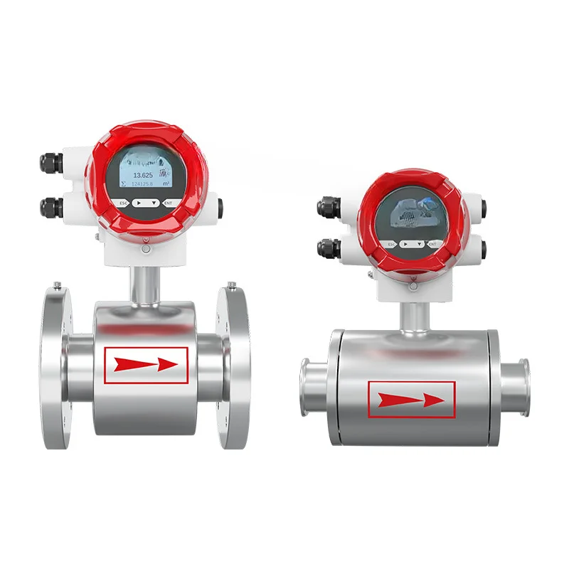 

Sanitary Electromagnetic Flowmeter PTFE Lining Anti-Corrosion Hydrochloric Acid