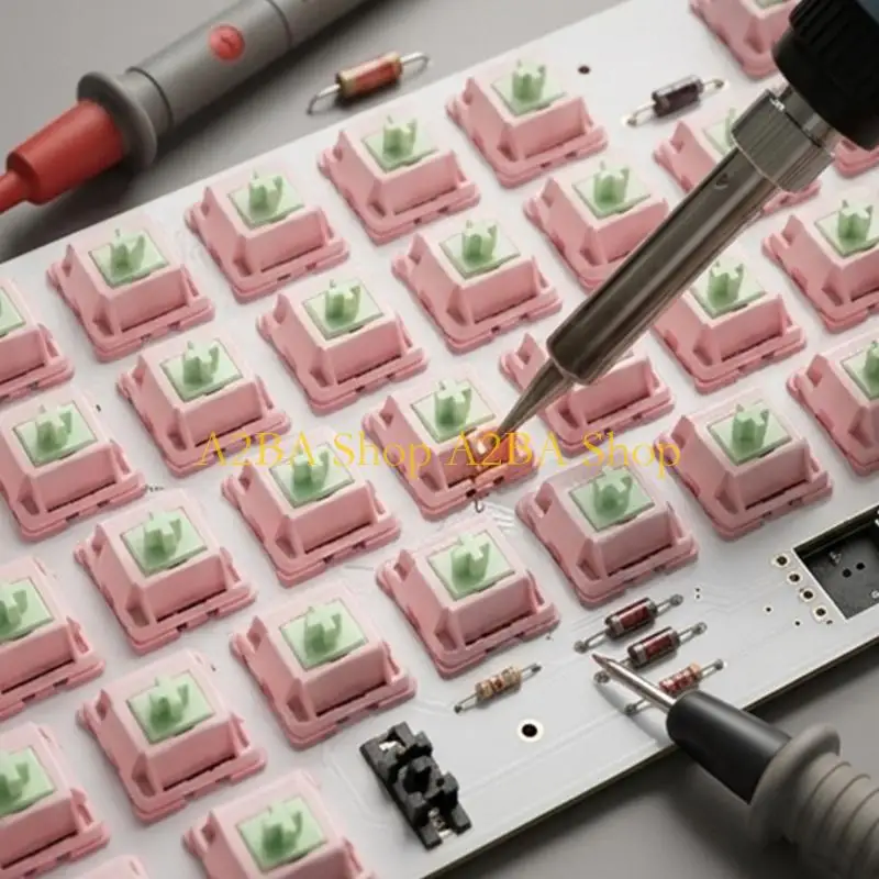 A2BA 5Pin Linear Switches Smooth Keystroke Lighting Effect For Mechanical Keyboards