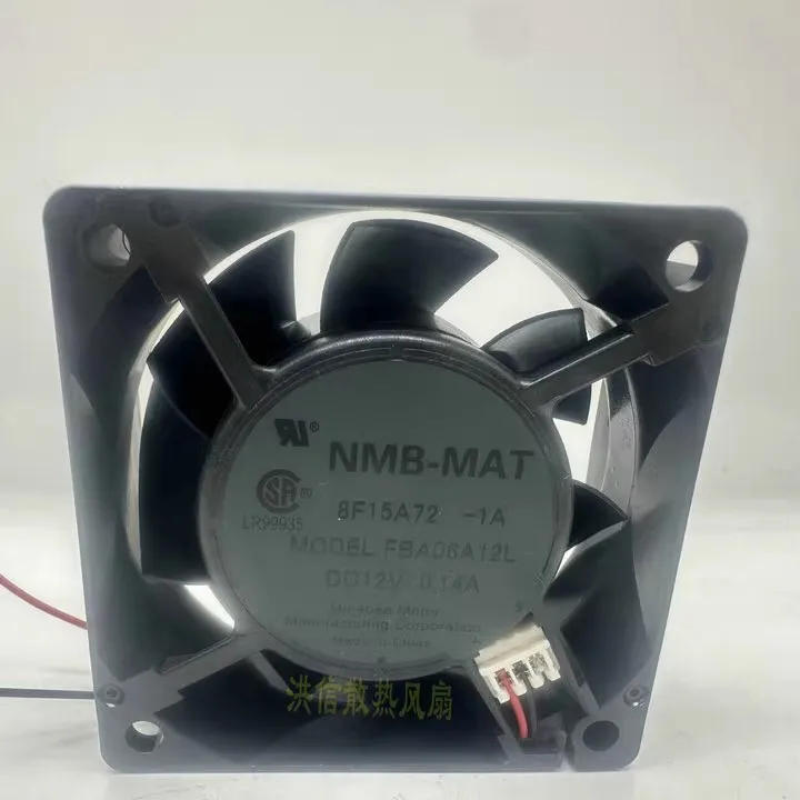 

Free shipping original FBA06A1L 6025 6cm 12V 0.14A two-wire cooling fan