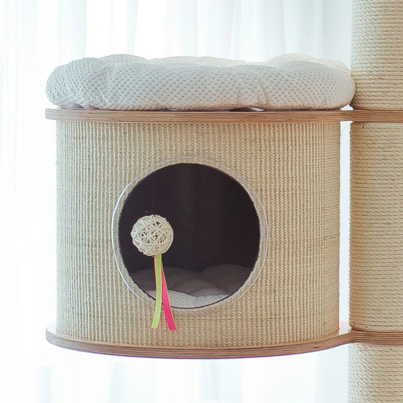 Tongtian pillar cat climbing frame accessories hammock bucket round nest space capsule