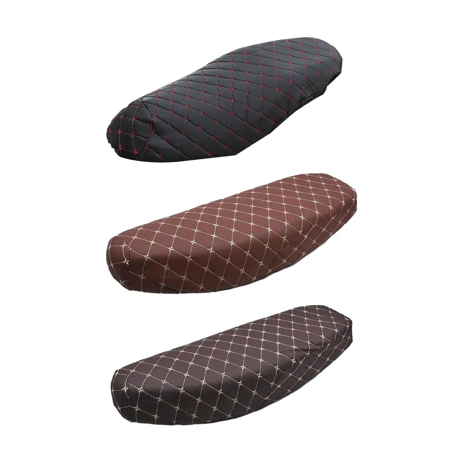 

Anti Slip Dustproof Seat Protector for Bending Beam Motorcycle PU Leather Cushion Cover Waterproof