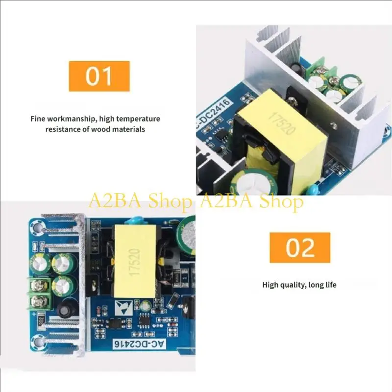 A2BA Powerful 150W Stepping Down Power Supply Module AC110V-240V Input DC48V3A Output With Overload Overcurrent Protections