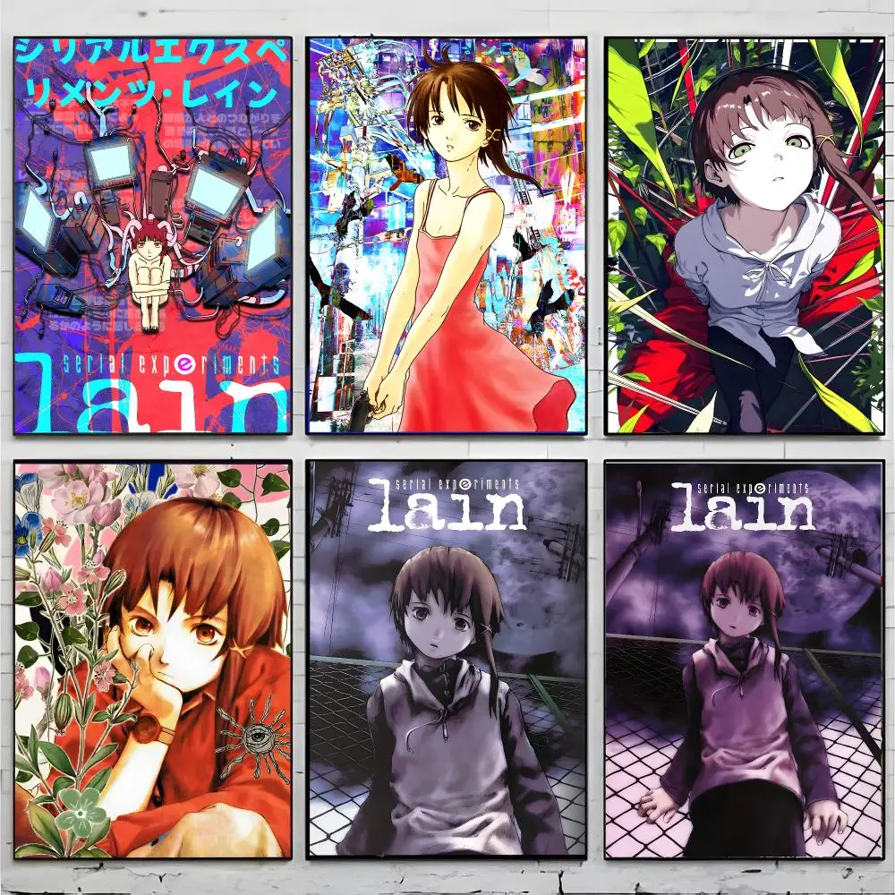 Anime Sci-Fi Serial Experiments Lain Poster Superior Home Space  Indoor Decorative Art & Home Decor