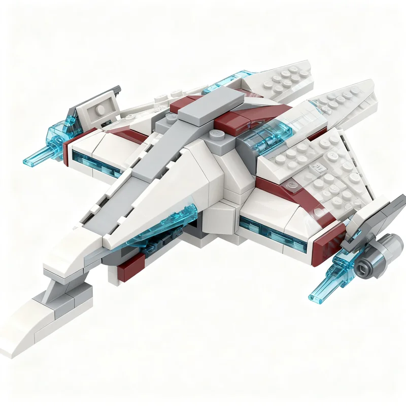 214pcs MOC Defender-class Assault Carrier Star Battle Model Building Blocks Christmas Gift Toys Architecture Display Birthday