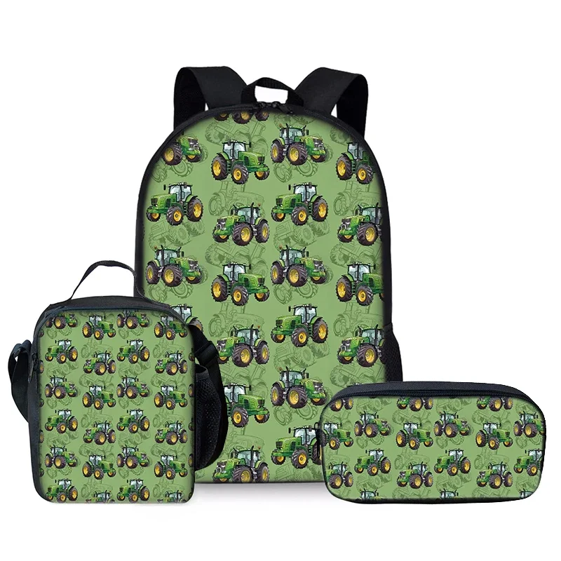 

Hot Sale 3Pcs/Set Cartoon Car Printing School Bags For Boy/Girls Cartoon Book Bags Sets Backpacks School Gifts