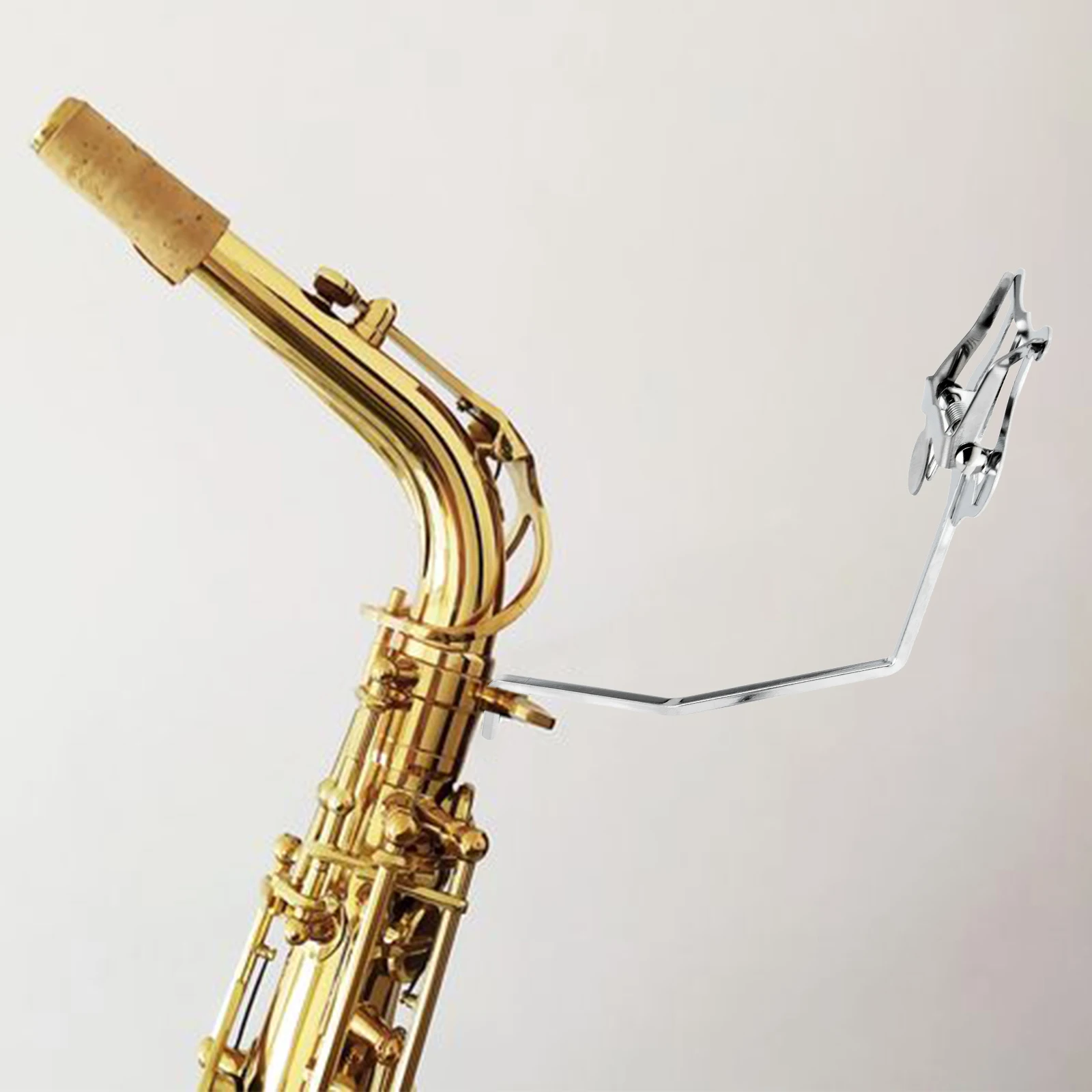 

Saxophone Alto Flat Key Spectral Clip Music Score Clamp Mount Metal Plating Portable