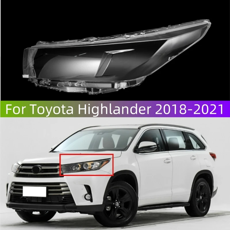 

Для Toyota Highlander 2018 2019 2020 2021, линзы автомобильных фар, замена оригинального абажура