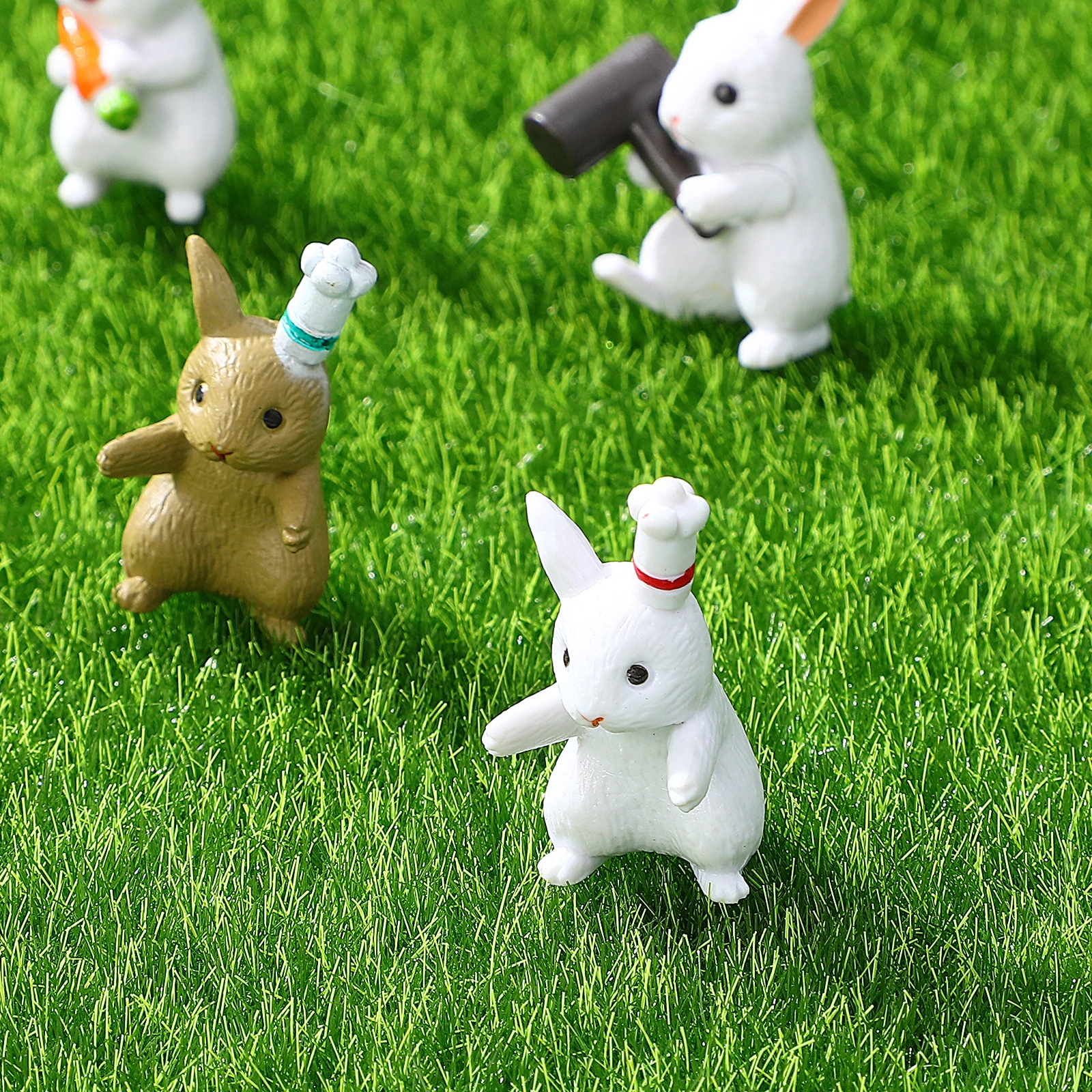 

12 Pcs Sheet Grass Indoor CraftsFaux Simulation Moss Craft Fake Turf Moss For Crafts Decor Supplies