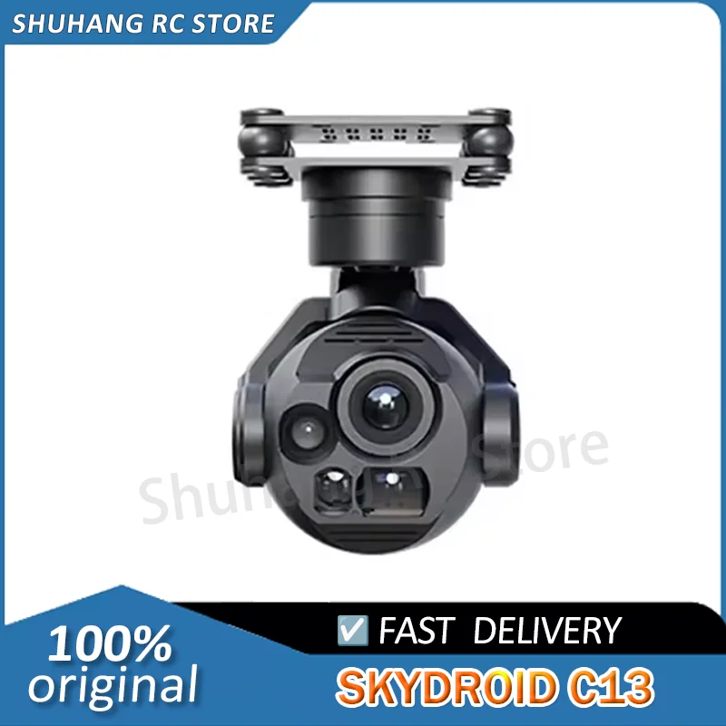Skydroid C13 HD Cámara cardán multifuncional de 3 luces - Zoom 30x, bloqueo de objetivo automático, estabilización de 3 ejes