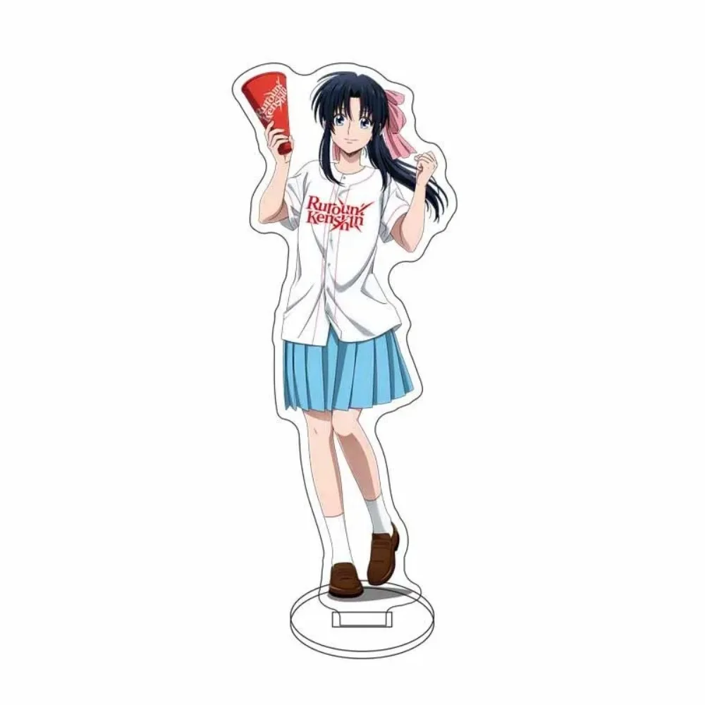 Diy Rurouni Kenshin Anime Randapparatuur Acryl Board Figuur Stand Model Cartoon Tweedimensionale Desktop Ornament Vakantiegeschenken