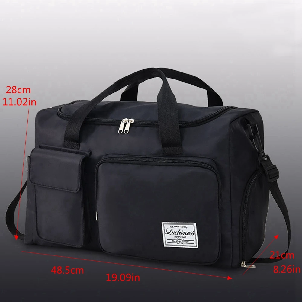 1PC fashionable multifunctional travel bag with multiple layers of storage and large capacity for dry and wet separation, expand