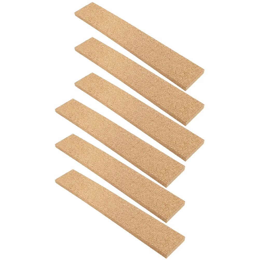 6 قطعة شريط الفلين بدون إطار مذكرة مجلس شرائط ذاتية اللصق الفلين شرائط الحائط لمكتب المنزل صور رسالة لوحة الإعلانات