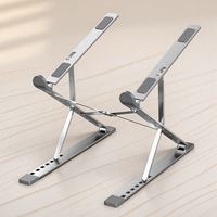 Adjustable Aluminum Alloy Laptop Stand Portable Folding Bracket for Notebook Tablet Computer Lifting Cooling Holder