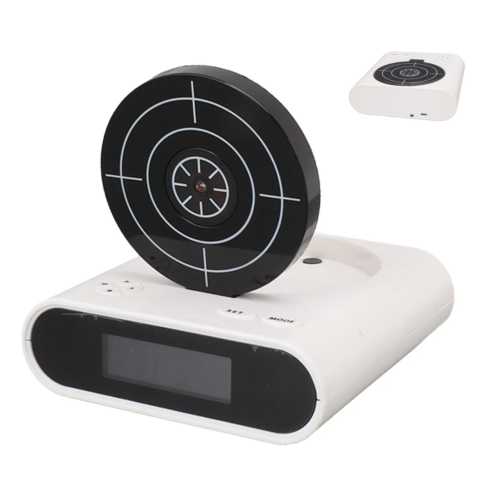 Shooting Tool Alarm Clock Interesting LED Display Ringtones Customization Modern Target Alarm Clock 5V Target Alarm Clock