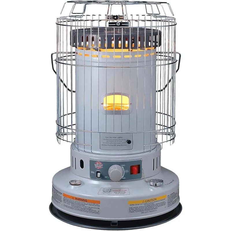 Kero World KW-24G Indoor Kerosene Heater, Large, Gray