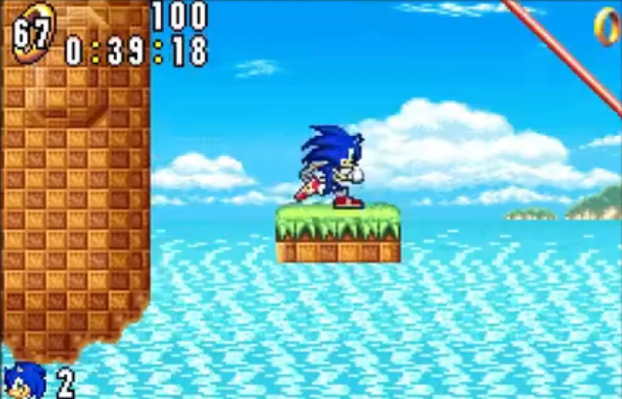 GBA لعبة خرطوشة 32 بت لعبة فيديو وحدة التحكم بطاقة سونيك سلسلة سونيك أدفانس 1-3 القنفذ نشأة الولايات المتحدة الأمريكية إصدار EUR