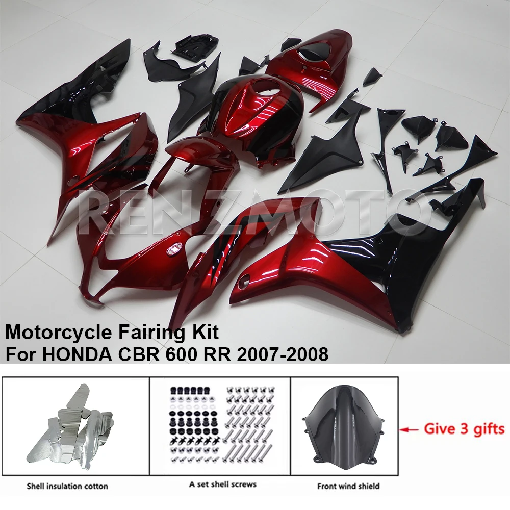 

For HONDA CBR600RR 2007-2008 Fairing H0607-106a Motorcycle Kit Body Kits Decorative Plastic Guards Accessories Shells