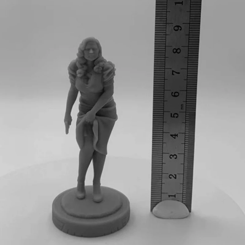 Figura de resina a escala 1/24, modelo de soldado Sexy, agente Carter, regalo de juguete Diy, sin montar y sin colorear, envío gratis, 75mm