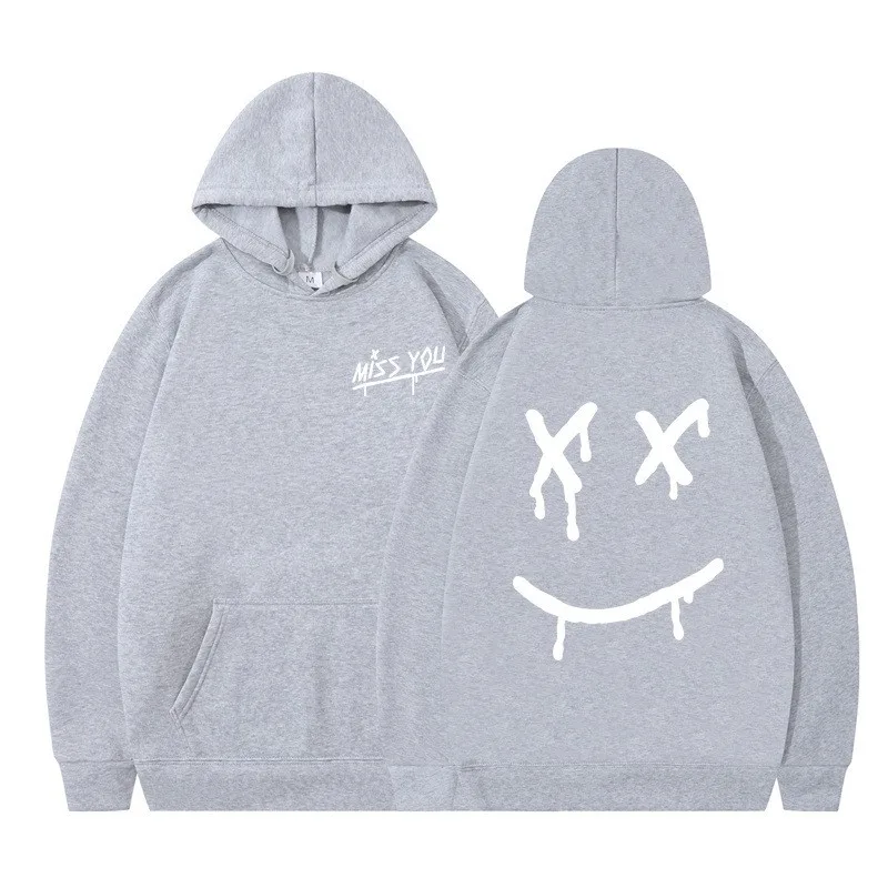 Women's Printed Fashion Plus Velvet Hoodie Hoodie New Autumn/Winter Combination