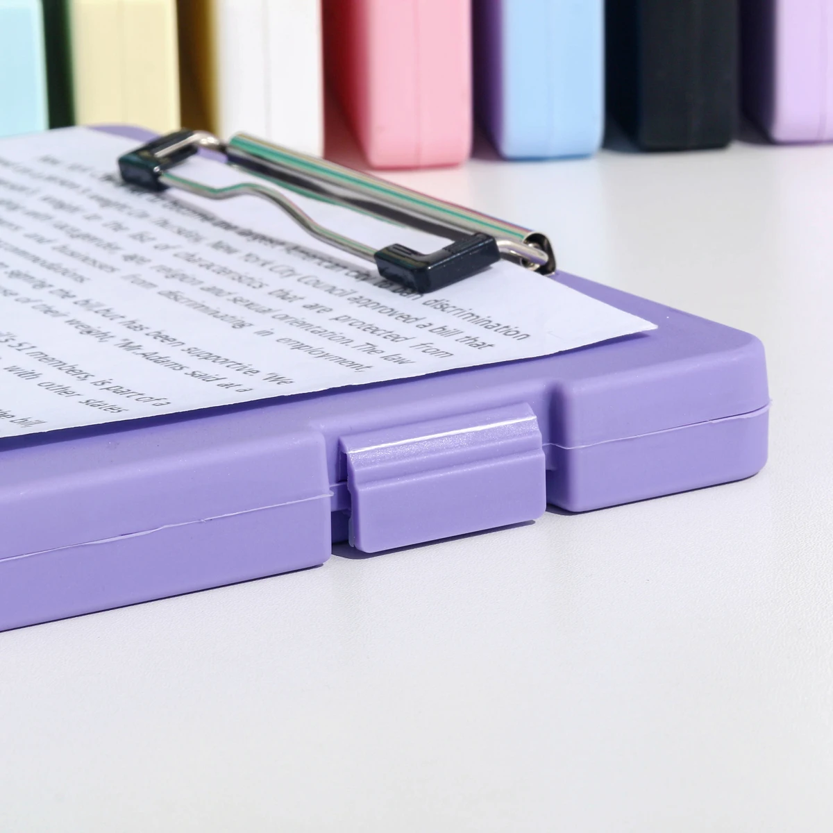 File Box Writing Pad Two-In-One A4 File Storage Box Multi-Functional Board Clip Test Paper Storage and Organization Artifact