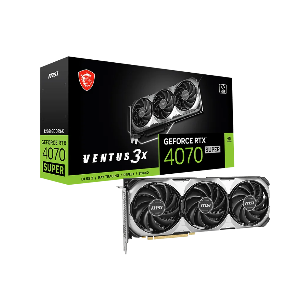 2024 New  RTX 4070 SUPER 12G VENTUS 3X Sealed Package Gaming Video Cards Gaming PC RTX 4070 Super