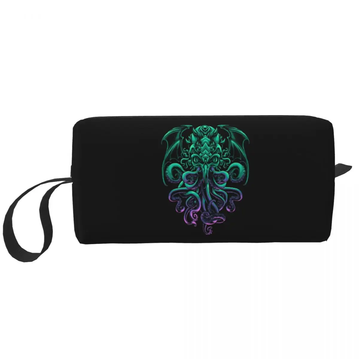 Travel Cool H.P. Lovecraft Cthulhu Toiletry Bag The Old God of R'lyeh Makeup Cosmetic Organizer for Beauty Storage Dopp Kit Case