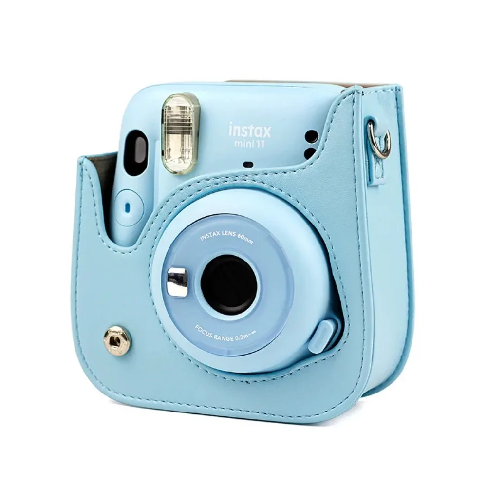 Funda portátil para cámara instantánea, bolso de cuero PU con correa para el hombro, Compatible con Fujifilm Fuji Instax Mini 11, venta al por mayor