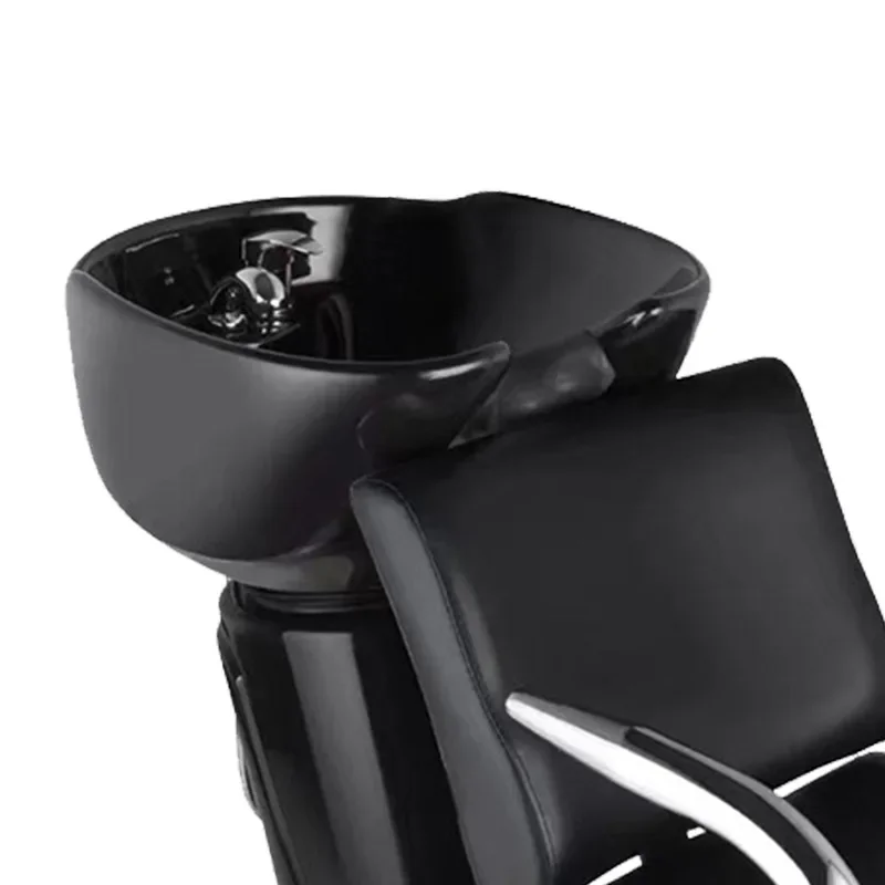 2026 Japanese Massage Salon Chair with Soft Case Simple Metal Shampoo Bed Hair Salons' Sitting Backrest Beauty Salon Furniture