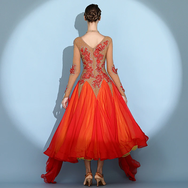 ODBD1281 Abito da competizione per sala da ballo da donna di usura di prestazioni di alta qualità di vendita calda