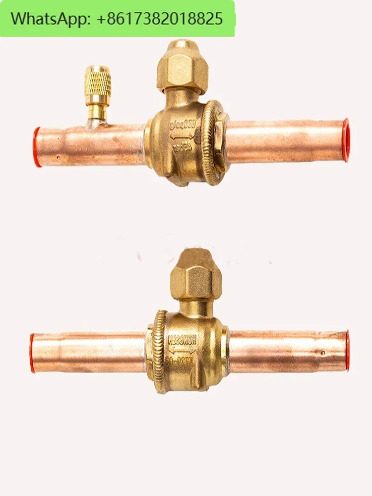 

Hongsen refrigerant ball valve GBC- 6/10/12/16/22/28 air conditioning refrigeration stop valve cold storage unit valve