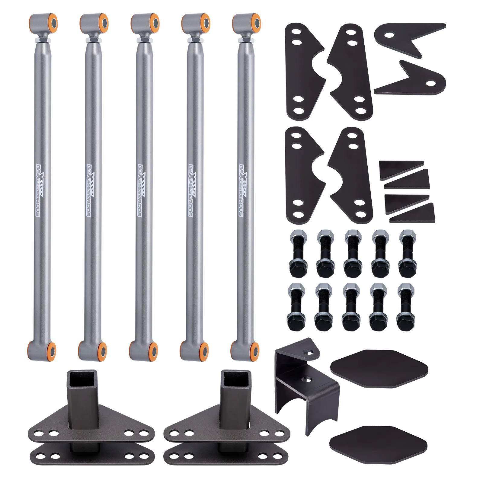 Universal Rear Weld On 4 Link Suspension Lift Kit for Heavy Duty 24